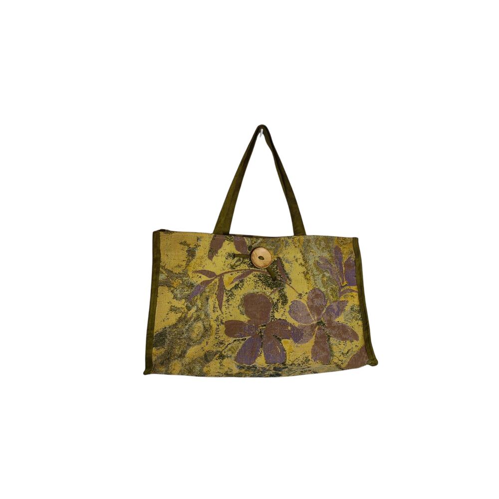 Atenti USA Made Tapestry Tote Floral Suede Medium Crafting